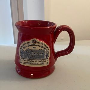 Deneen pottery red ceramic mug